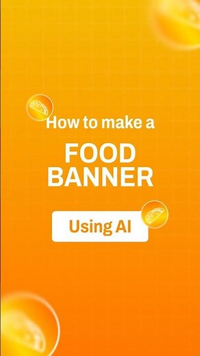 Free food banner designs ready in seconds