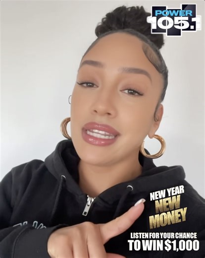 206K views · 204 reactions | New Year, new money from Power 105.1! 螺 The Breakfast Club has your first chance to win $1,000 at 9:10am, then EVERY HOUR through 5pm!  Listen now at 105.1 FM, on the free iHeartRadio app, or power1051.com/listen | Power 105.1 FM | Facebook