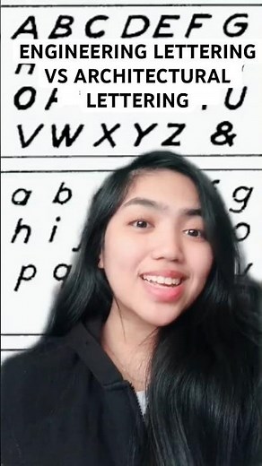 engineering lettering vs architectural lettering ✏️