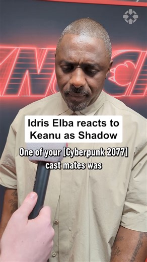 Idris Elba reacts to Keanu Reeves as Shadow! #knuckles #idriselba #sonicmovie #sonicmovie3 #keanureeves #shadow #cyberpunk2077 #reaction #shadowthehedgehog #sonic #ign #redcarpet #celebrity #premiere | IGN
