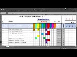 Cronograma de Mantenimientos Preventivos