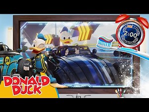 Donald Duck Racer 2 Minute Action Toothbrush timer with Music!