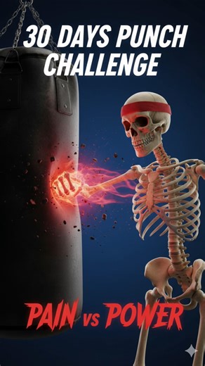 what happen if you punch punching bag for 30 day #3danimation