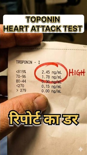 Troponin Heart Attack Test ! Report ka Dar