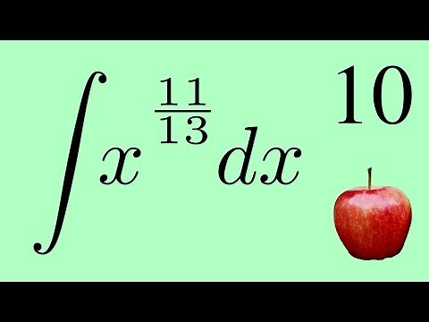 Calculus 2: The Integral of a Fractional Exponent by the Power Law