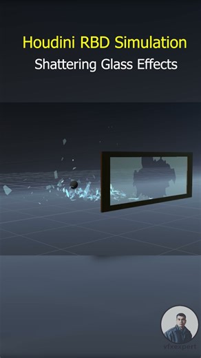 Houdini Shattering Glass Effects | Houdini FX