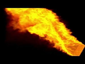 Realistic Fire Background Video Effect