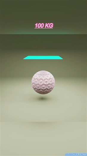 Cloth Drop Test | 1kg to 1000kg Weight Experiment in Blender Simulation#asmr #youtube