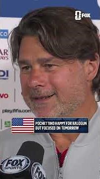 Mauricio Pochettino talks about USMNT's Flo Balogun's red card suspension getting reversed