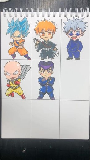 Drawing chibi Saitama from OPM #drawing #animation #shorts