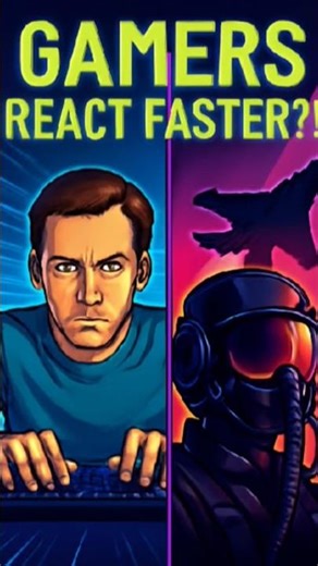 Pro Gamers React 25% Faster Than Fighter Pilots! Science Explains ⚡