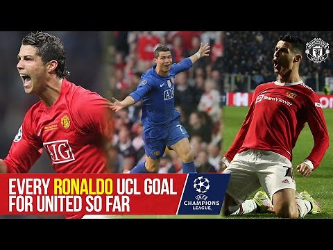 Cristiano Ronaldo | Every UEFA Champions League goal for Manchester United so far | MU v Young Boys