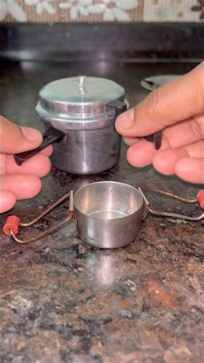 Mini lunchtime _सांभार भात/mini cooker #viral #trending #mini #minifood #miniature #viralvideo