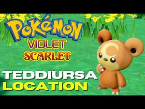 How To Get Teddiursa In Pokémon Scarlet & Violet (Teddiursa Location)