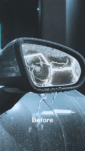 この超撥水、もはや芸術。 「雨の日の運転が、もっと好きになる。」