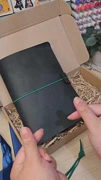 My first leather folio! | Leather Journal Cover ♡
