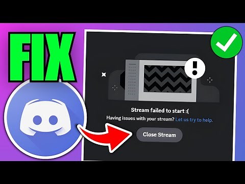 How To Fix Discord Stream Failed To Start