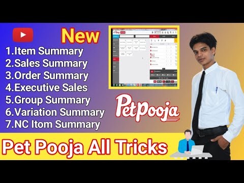 Sale summary check kaise kare Pet Pooja | Item Summary | Order Summary |NC Item Summary | pet pooja