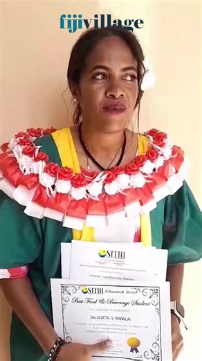 15K views · 243 reactions | 32-year-old Salanieta Rawalai graduates with three certificates from SITHI Full story here; https://brnw.ch/21wUS0A | fijivillage | Facebook