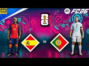 FC 26 - Spain Vs Portugal - FIFA World Cup 2026 Final Full Match| PC™[4K60FPS] Gameplay