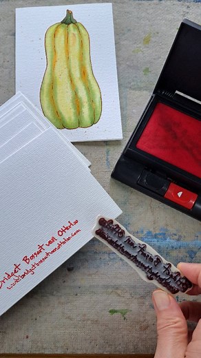 3.3K views · 61 reactions | My Makerspace Man made these custom signature stamps for me, saving me hours in signing my Patreon cards each month. If you have a creative idea you need help with, check out the Makerspace at @corningcc. ❤️ #maker #stamps #signaturestamp | Bridget Bossart van Otterloo | Facebook