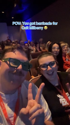 “We’re just front row people” 🙌🏼 @caitblueberry @cheriselwrites @jaredemersongoodman @socialnextca | Milberry Marketing & Strategy