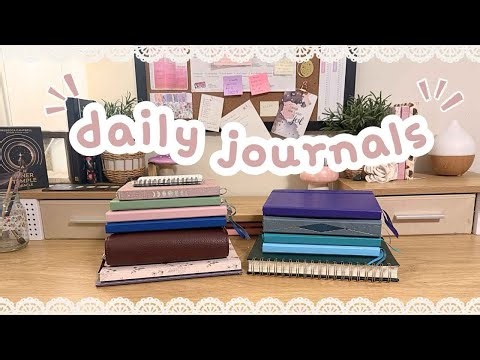 My Daily Journaling Routine with 13 Notebooks