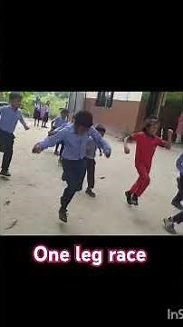 One leg race, very interesting game
