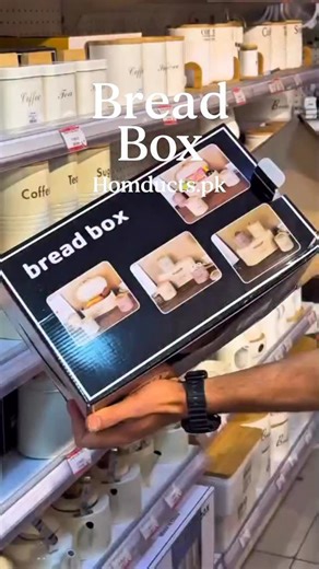 Keep your kitchen fresh & organized 🍞✨ Our Bread Box (Pack of 5) combines elegance with practicality — perfect for storing bread, biscuits, or snacks while keeping them fresh and dust-free. Now available at Homducts.pk 🏡 #Homducts #BreadBox #KitchenStorage #HomeEssentials #OrganizedLiving #HomductsLifestyle | Homducts