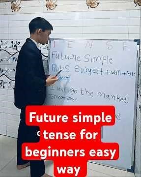 Simple future tense for beginners #english #englisteache