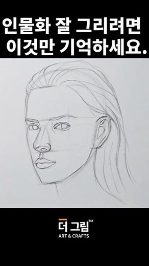 When drawing a face, just remember these basic proportions.