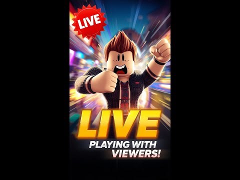 🔥 LIVE NOW: Playing Roblox With Viewers! JOIN FAST!
