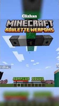 Minecraft Roulette Weapons with SOMPLAK SQUAD #minecraft #shorts #somplaksquad