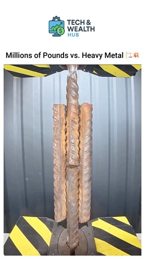 Tech And Wealth Hub on Instagram: "Can anything survive the pressure? 😱 We’re putting common objects to the ultimate test under millions of pounds of force. Watch until the end to see the exact moment physics takes over and everything turns to dust! The power of this machine is absolutely terrifying. 🏗️🔥 #HydraulicPress #ExtremePressure #ScienceExperiment #Destruction #satisfyingcrush"