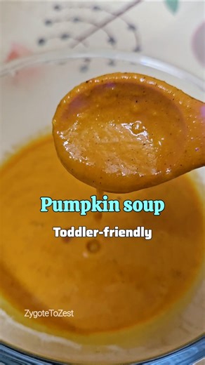Must Try pumpkin soup for toddlers #shorts #healthyrecipes #toddlermeals