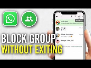 How to Block WhatsApp Group Messages Without Exiting the Group