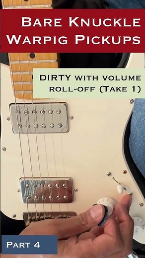Can this Bare Knuckle Warpig pickup really clean up that smoothly?