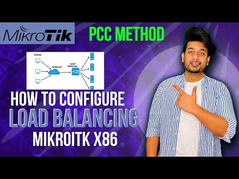 how to configure load balancing in MikroTik router (PCC Method)