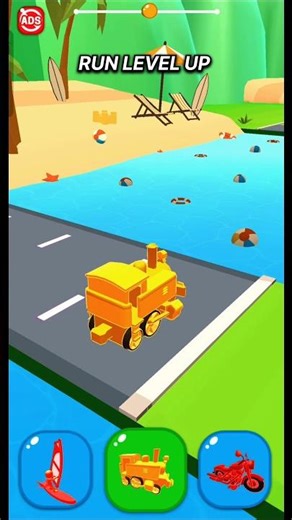 Shape shifting ||🚂|| RUN LEVEL UP Funny Race Gameplay New Hyper Clause Games #shapeshifting #shorts