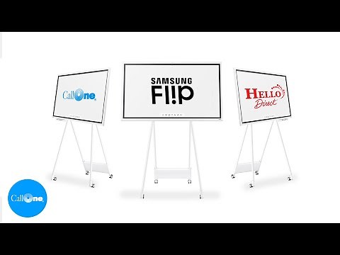 Samsung Flip Demo | Teams Meeting | Set Up with Touch Out Cable & HDMI | Exporting