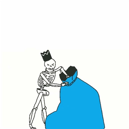 skeleton animation set for a game jam game (2024) #animation