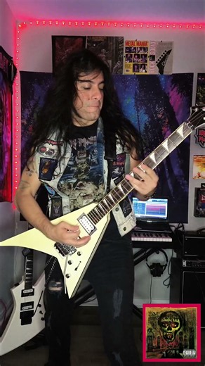 Slayer - War Ensemble 1990 Riff Thrashing 💪🔥#slayer #thrashmetal #jacksonguitarsofficial