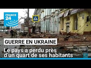 Ukraine: Population has decreased by more than eight million since Russian invasion, according to...