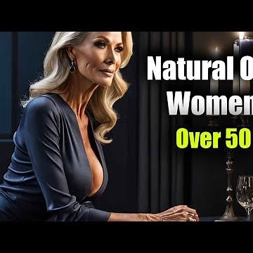 Beautiful Woman Over 50 | Natural | Attractively Dressed Classy | Stunning Old | Beauty 4K