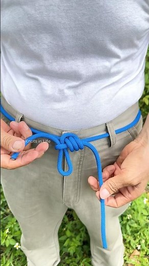 Ideas of using rope knot for Belt.