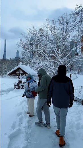 Central Park Turns into a WINTER WONDERLAND - NYC Snow Walk 4K