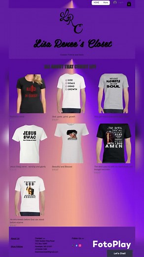 Lisa Renee's Closet Visit the website at lisareneescloset.com