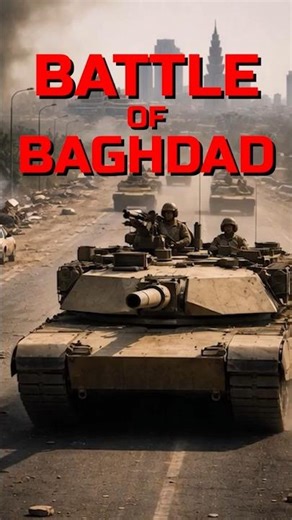 The Shock Advance Into Baghdad #BattleOfBaghdad #IraqWar #Baghdad2003 #Warfare #MilitaryHistory