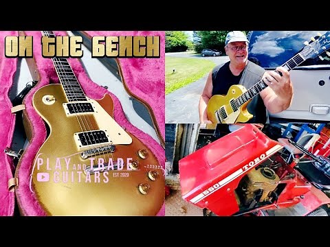 Gibson GOLD BULLION Les Paul Classic "Goldie" // ON THE BENCH w/ Guitar Man Dan