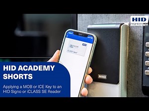 Applying a MOB or ICE Key to an HID Signo or iCLASS SE Reader